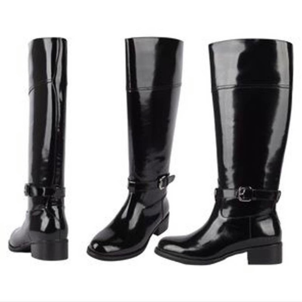 Women's Black Tall Riding Boots Size 7.5